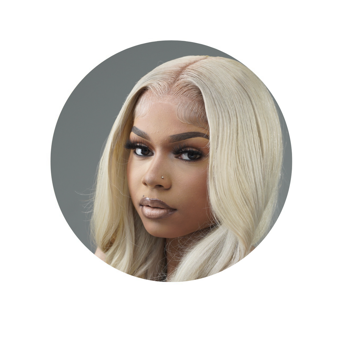 BIG HAIR DONT CARE Blonde 613 Lacefront 2020 Wig 613 Blonde Straight Hair Wig 13x4 Transparent Lace Frontal  main image 2