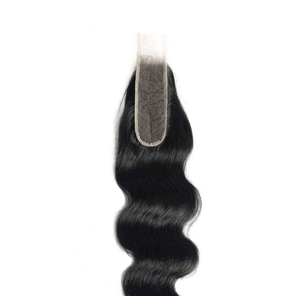 HD 2x6 Lace Closure in Natural Black #1B with soft waves for a seamless blend and natural look.
