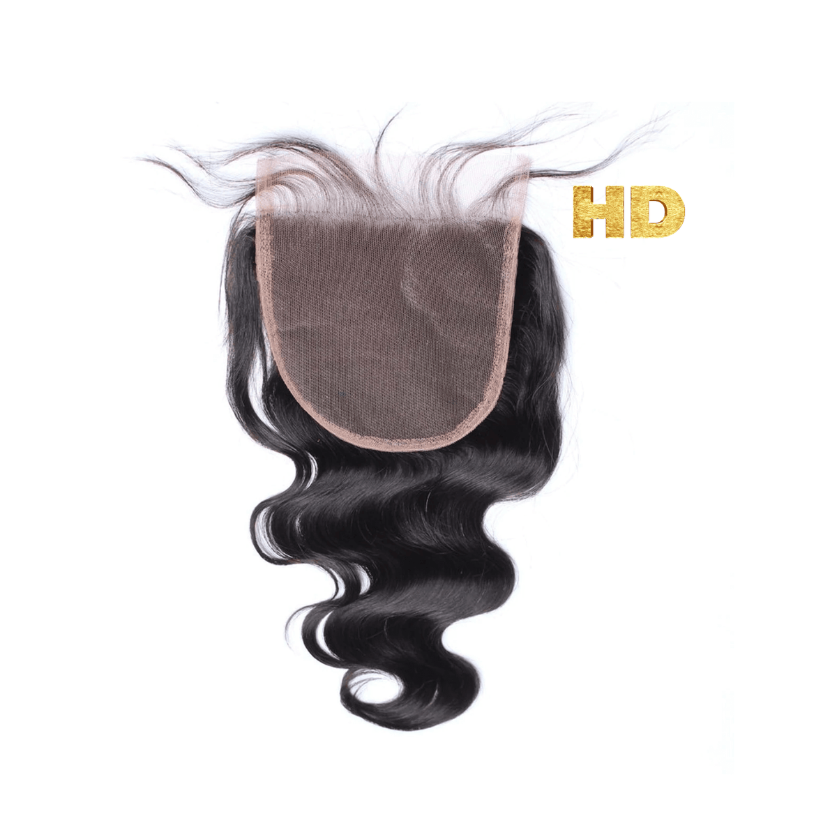 5x5 HD Lace Closure Virgin Human Hair Straight Pre Plucked Natural 18 Brazilian Straight Virgin Human Hair 5X5 HD Transparent  main image 2