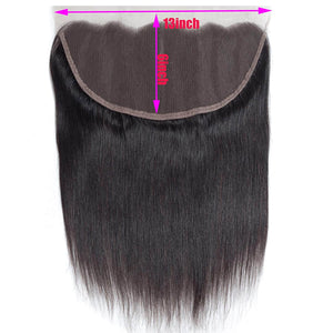 13x6 lace frontal shown from above, featuring natural hair texture, premium HD lace for seamless blending.