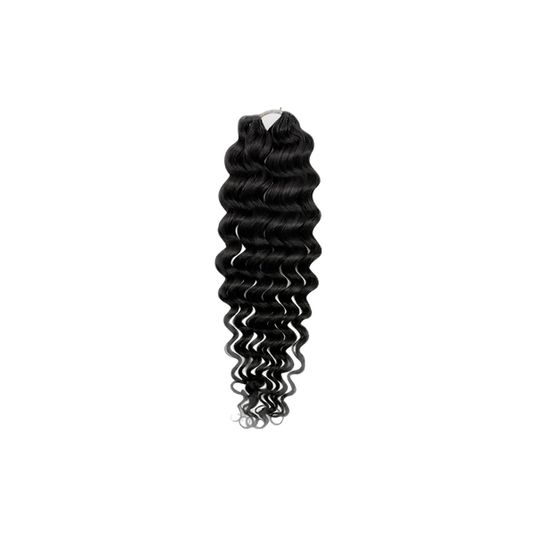 Feather Crochet Human Hair Natural Black 50 Grams Pack Pre-Separated