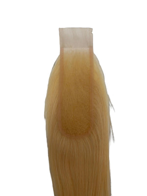 Blonde 2x6 closure featuring a seamless lace design for natural look and comfort, ideal for hair styling.