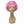Pink satin bonnet with elastic band displayed on a mannequin head, ideal for protecting hair while sleeping.
