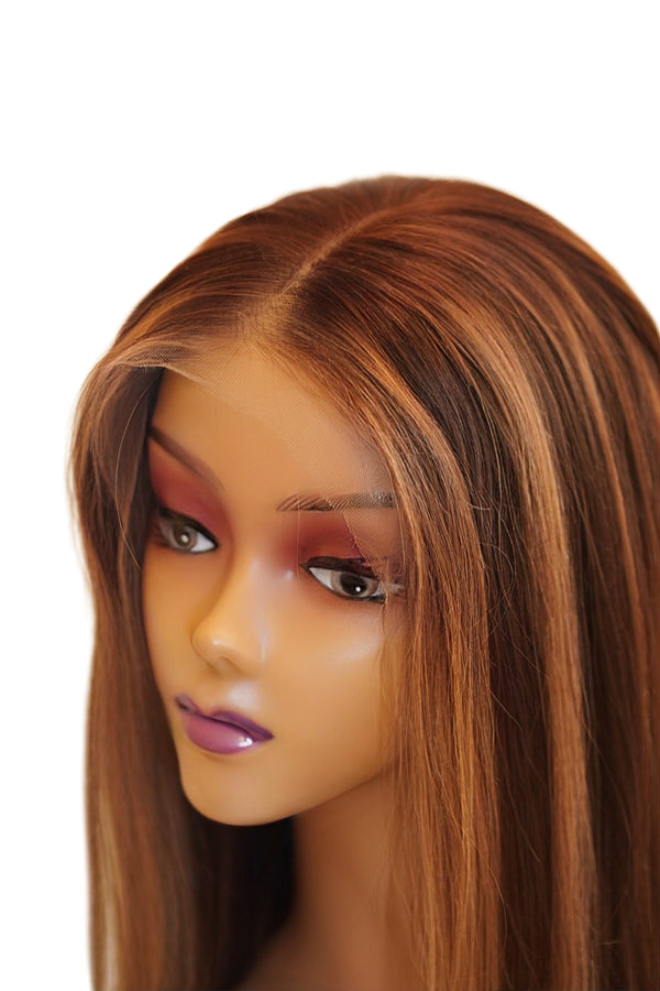 #4/27 HD Lace Frontal Wig Highlight 13x6 200% Density