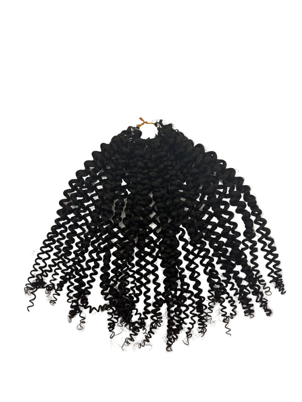 Miracle Knots - Feather Crochet Human Hair - Natural Black - 60 Grams Pack Pre-Separated