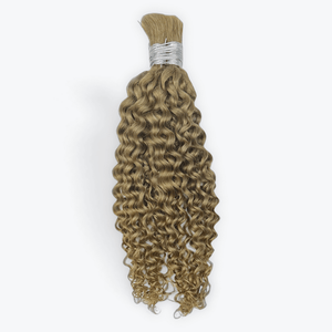 Human hair boho braids bundle with beautiful curls, 100g for stylish braid styles.