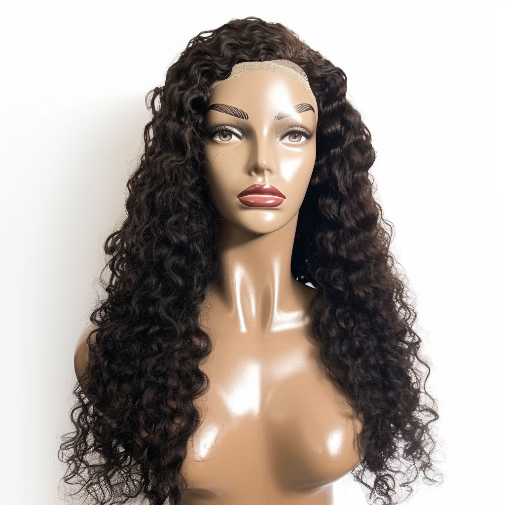 13x6 HD Lace Frontal Wig Natural Black 200 Density Full Frontal Wig Straight 20
