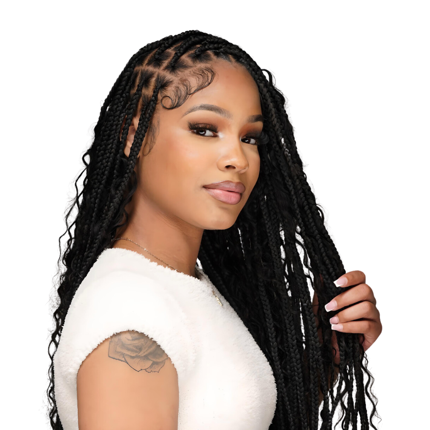 Human Braiding Hair Boho Knotless 100g - Main Image