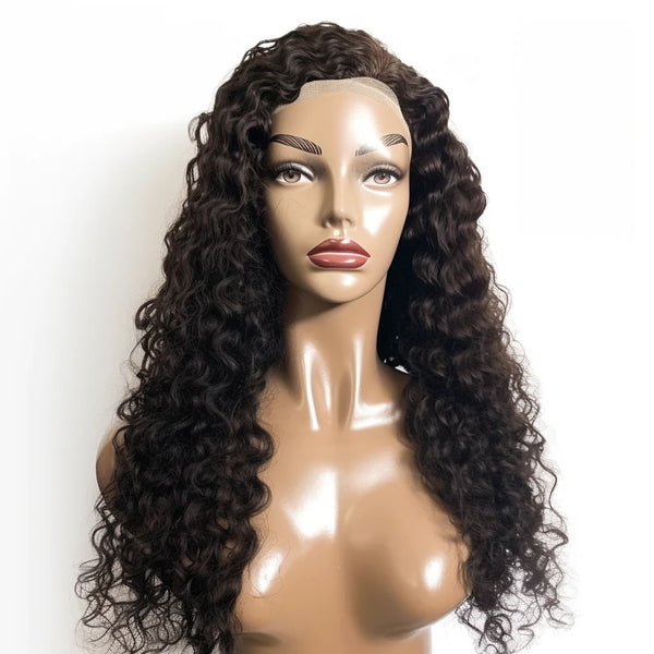5x5 HD Lace Closure Wig #1b 200% Glueless Wig
