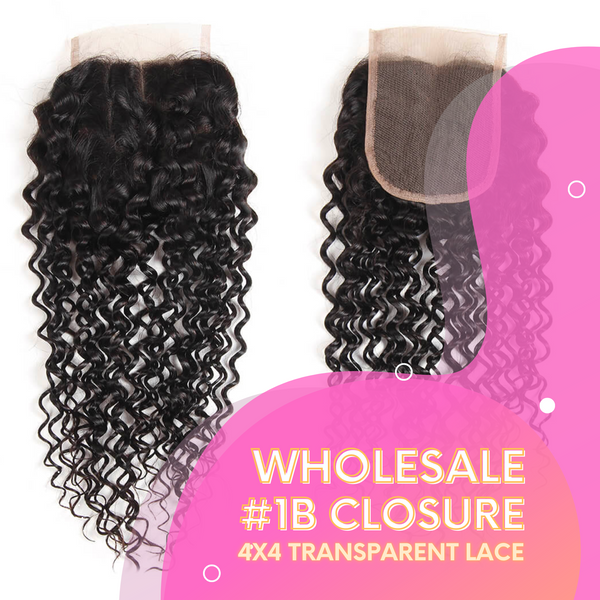 Wholesale Transparent Lace Closure 4x4