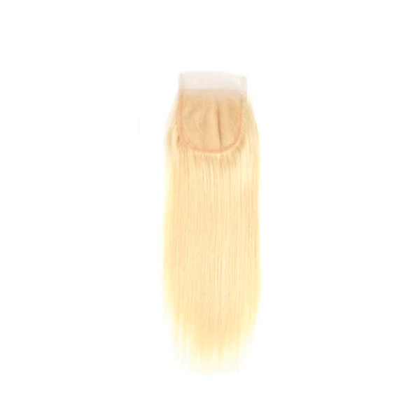 #613 (Blonde) Lace Closure - 4x4 Transparent