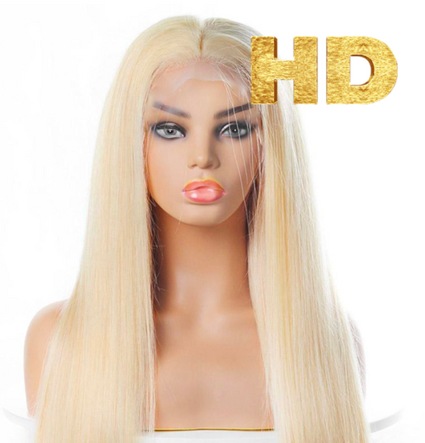 Wholesale HD #613 13X6 Lace Frontal Blonde Wig 180% Density