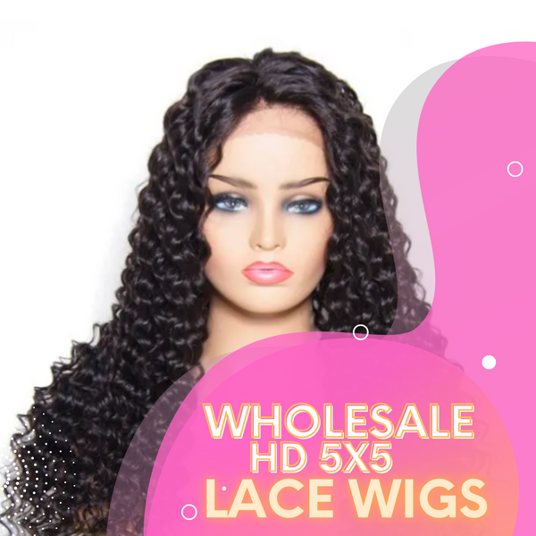 Wholesale 5x5 HD Lace Closure Wig 180%