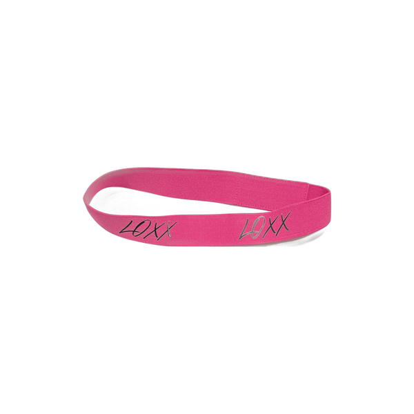 Elastic band for lace frontal melt in bright pink, designed for secure wig hold and natural look.