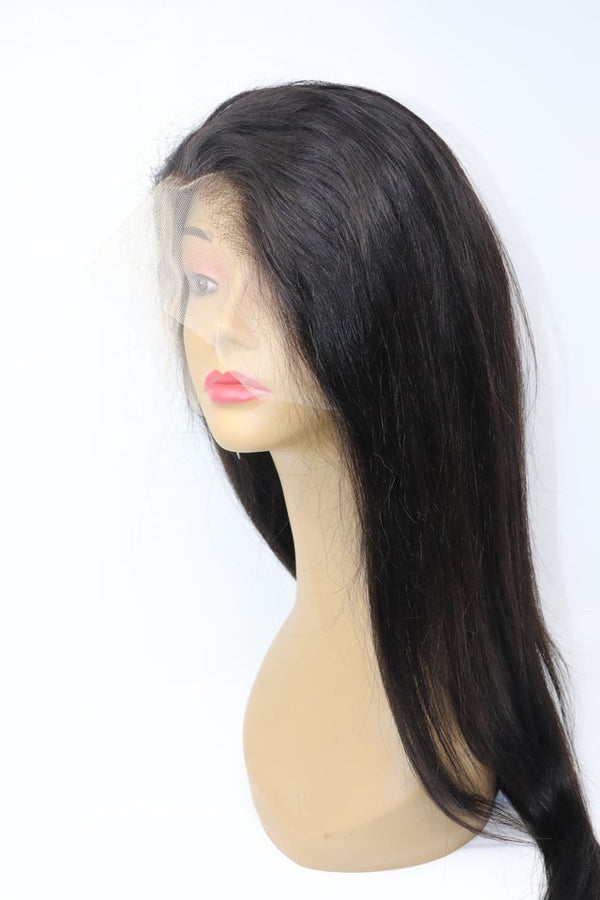 Wholesale 13x6 HD Lace Frontal Wig Natural Black 180% Density
