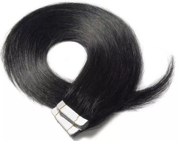 Tape In Extensions - 20 pcs - Color #1B 50g