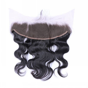 13X4 Transparent Lace Frontal - Natural black #1B 40% OFF