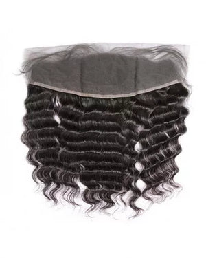 13X4 Transparent Lace Frontal - Natural black #1B 40% OFF
